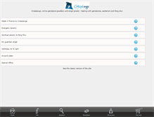 Tablet Screenshot of cristalange.com